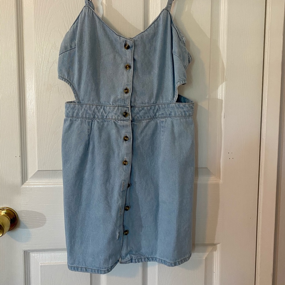 Jean mini dress